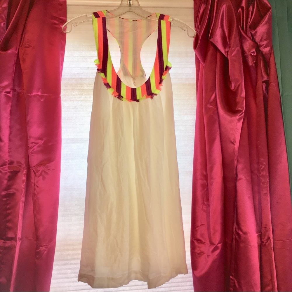 Razor Back Crepe Shirt/Cover Up